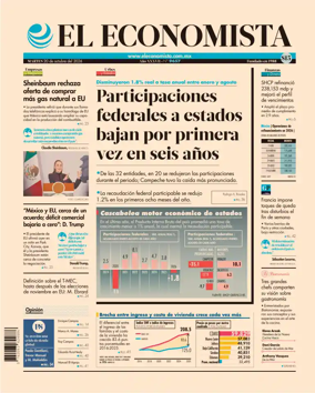 Cover of El Economista (Mexico)