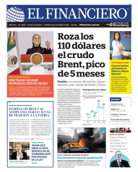 Cover of El Financiero