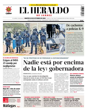 Cover of El Heraldo de Juarez