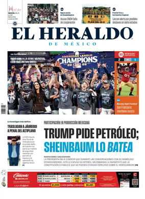 Cover of El Heraldo de Mexico