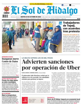 Cover of El Sol de Hidalgo