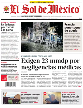 Cover of El Sol de Mexico