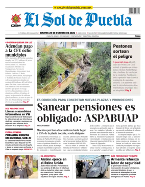 Cover of El Sol de Puebla