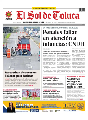 Cover of El Sol de Toluca