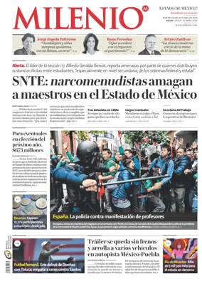 Cover of Milenio Edo de Mexico