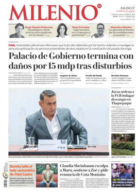 Cover of Milenio Jalisco