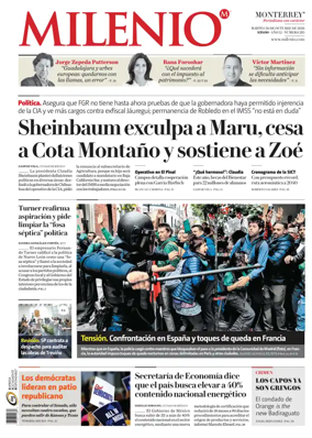 Cover of Milenio Monterrey