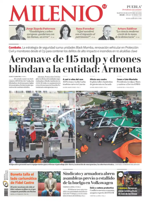 Cover of Milenio Puebla