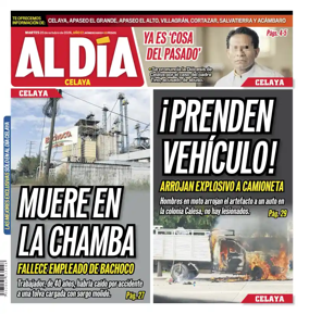 Cover of Periodico Al Dia (Celaya)