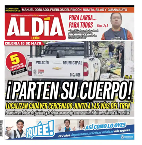 Cover of Periodico Al Dia (Leon)