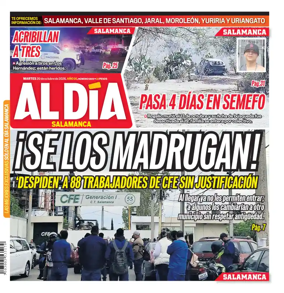 Cover of Periodico Al Dia (Salamanca)