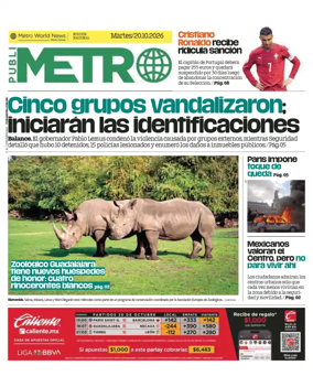 Cover of Publimetro Guadalajara