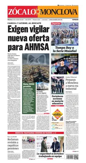 Cover of Zocalo Monclova
