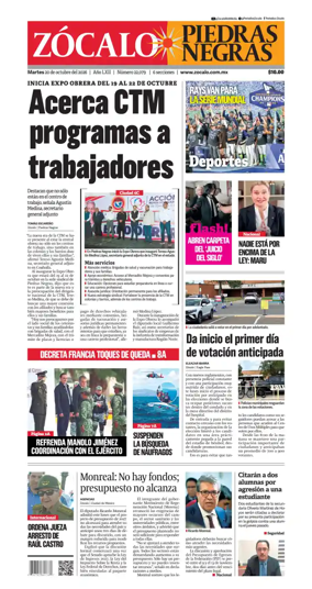 Cover of Zocalo Piedras Negras
