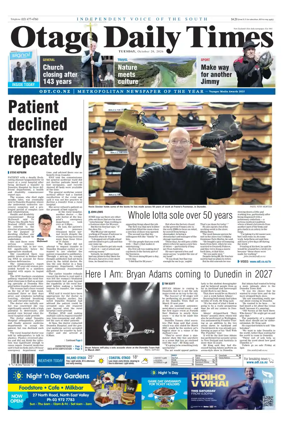 Cover of Otago Daily Times