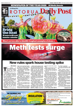 Cover of Rotorua Daily Post