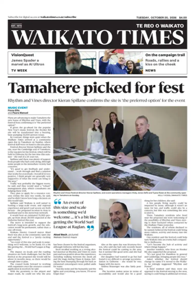 Cover of Waikato Times