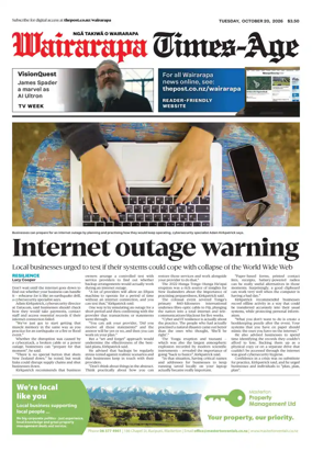 Cover of Wairarapa Times-Age (NZ)