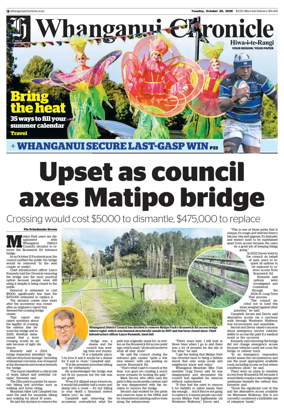 Cover of Whanganui Chronicle