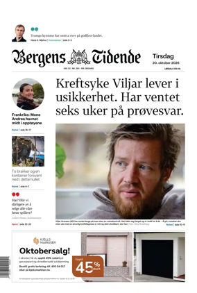 Cover of Bergens Tidende