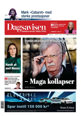 Cover of Dagsavisen