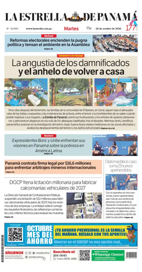 Cover of La Estrella de Panama