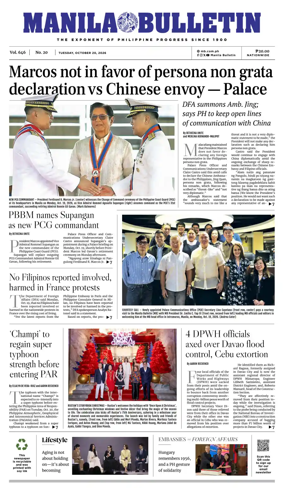Cover of Manila Bulletin