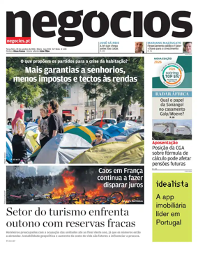 Cover of Jornal de Negocios