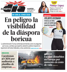 Cover of El Nuevo Dia