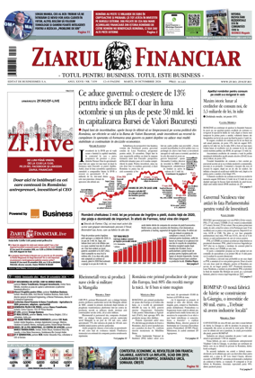 Cover of Ziarul Financiar