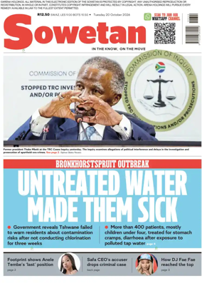 Cover of Sowetan