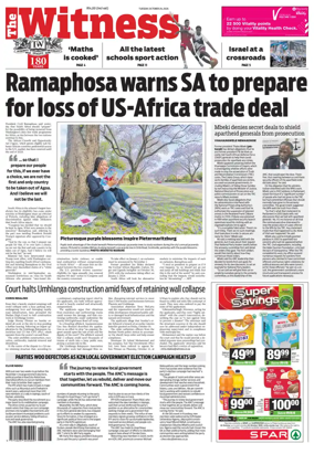 Cover of The Witness (South Africa)