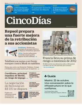 Cover of Cinco Dias
