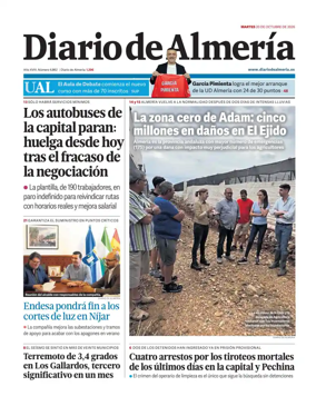 Cover of Diario de Almeria