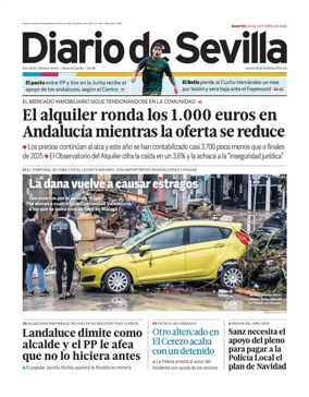 Cover of Diario de Sevilla