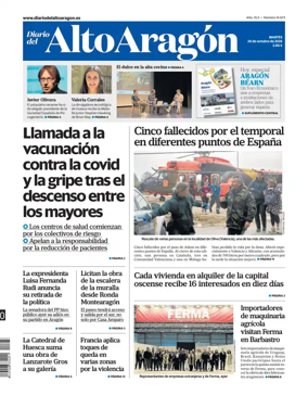 Cover of Diario del Alto Aragon