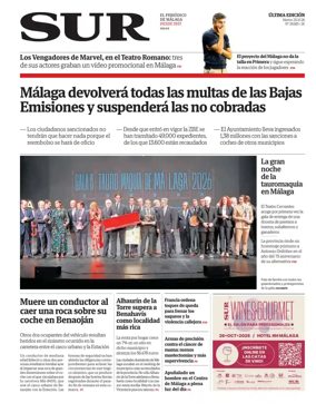 Cover of Diario Sur_Ultima
