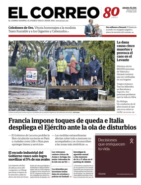 Cover of EL Correo (Alava)
