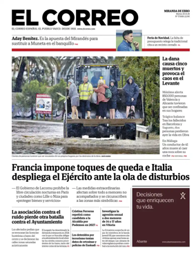 Cover of El Correo (Miranda de Ebro)