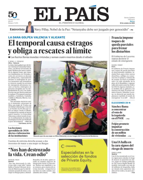 Cover of EL PAIS Catalunya