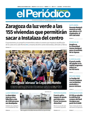 Cover of El Periodico Aragon