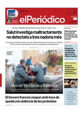Cover of El Periodico - Catala