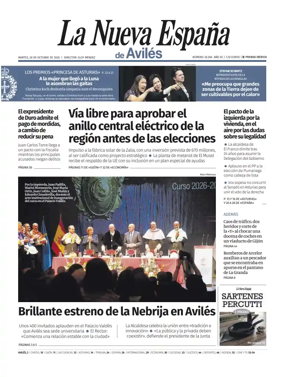 Cover of La Nueva Espana (Aviles)