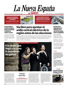 Cover of La Nueva Espana (Gijon)