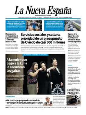 Cover of La Nueva Espana (Oviedo)