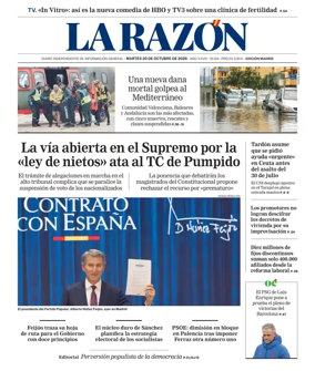Cover of La Razon (Madrid)