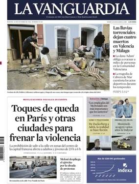 Cover of La Vanguardia (1st Edition)