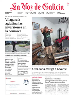 Cover of La Voz de Galicia (Arousa)