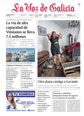 Cover of La Voz de Galicia (Carballo)