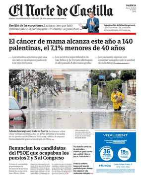 Cover of Norte de Castilla (Palencia)